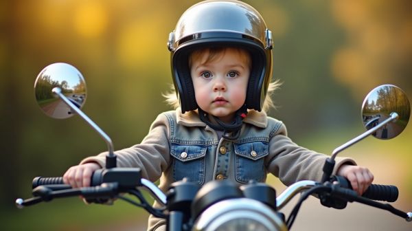 À quel âge un enfant peut-il être passager à moto ?